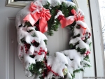 Snowy Christmas Wreath