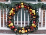 Beautiful natural wreath