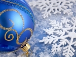 Blue Christmas decoration