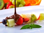 Fruits with Chocolate