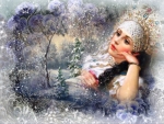 Fantasy snow beauty