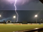 lightning at ball field