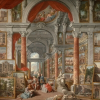 Gallery with Views of Modern Rome