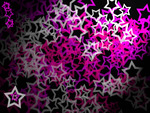 Pink, Black, White Stars