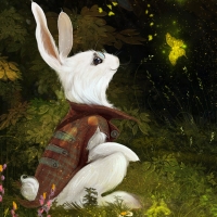 Cute white Rabbit