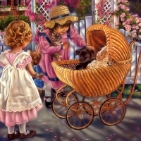 Little Girls and Friends