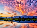 PERFECT PIN SKY REFLECTION-ALOUETTE RIVER
