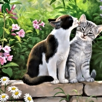 Cats in the Garden