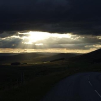 A hole in the clouds