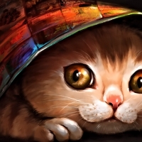 Cute Cat Painting