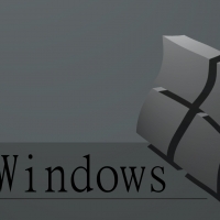 Windows 10 Gray - (flat)