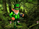 Leprechaun and His Pot of Gold