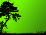Green Silhouette (Vector Art)