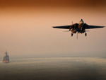 F-14 Tomcat Evening Landing