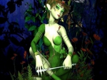 Green Elf in the Forest