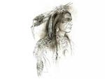 Native American Pencil Sketch