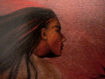 Native Woman Painting