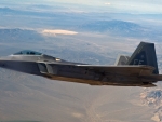 F22 Flying by Area 51
