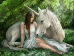 lady with unicorn