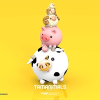 Cow ship Animal Fantesy