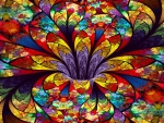 Stained Glass Flower