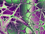 Purple ~ Green Abstract â™¥