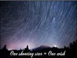 One shooting star = one wish