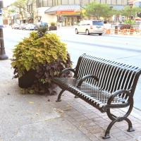 New Style Planter in downtown Brampton Ontario Canada
