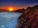 Pointe du Raz, France - Bretagne sunset