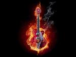 Burning Guitar
