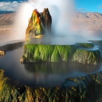Fly Geyser, Nevada