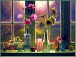 Flower's in the Window