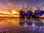 Vessels at Sunset
