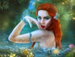 Pretty Redhead Mermaid