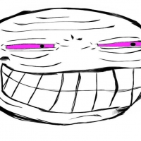 evil troll smile