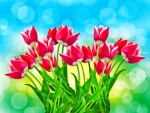 Tulips background