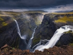Haifoss Waterfall, Iceland