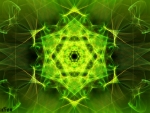Lime Green Abstract â™¥
