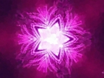 Bright pink star