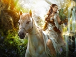 Elf and White Horse