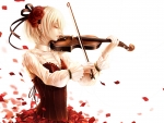 Girl with violin