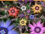 Abstract Flower Art