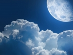 Moon Over Clouds