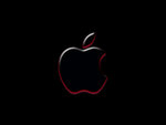 Apple in black