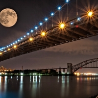 Full Moon over the River