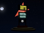 Roy's Motel and Cafe Neon Sign
