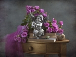 Still life with angel