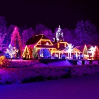 Christmas Eve On A Peaceful Street