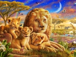 Lion Family
