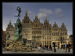 Brabo fountain, Antwerp (Belgium)